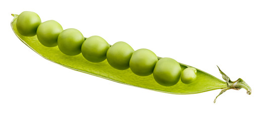 peas isolated on white background