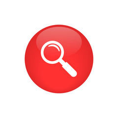 magnifying icon vector