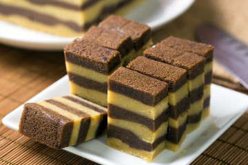 Chocolate or coffee layer cake