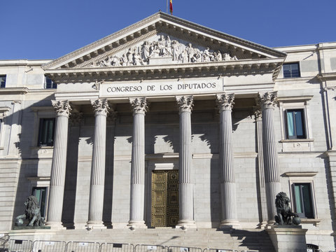 Congress of deputies. Madrid, Spain.