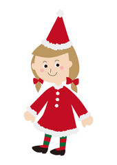 サンタクロース　こども