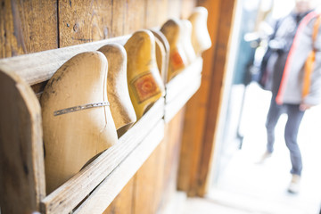Dutch wood shoes netherland