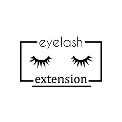 two eyelash extensions
