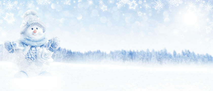 Schneemann - Weihnachtsmotiv