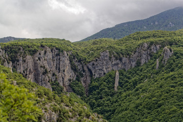 Fototapeta na wymiar The Ucka mountains in Croatia.