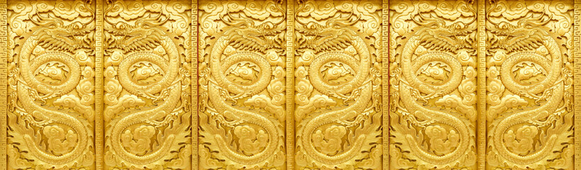 Fototapeta na wymiar dragon golden craft
