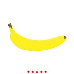 Banana icon .  Flat style