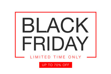 illustration black friday concept 