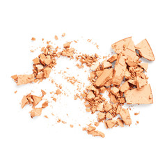 Fototapeta premium Face powder isolated on white background