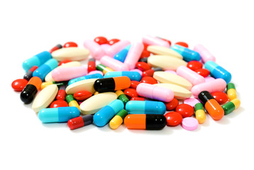 Assorted pills