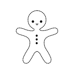 merry christmas gingerbread cookie sweet food