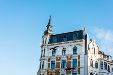 old Town buildings in Aachen, Germany
