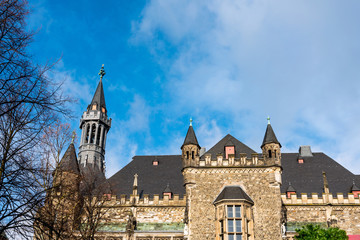 Obraz premium old Town buildings in Aachen, Germany