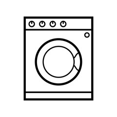 Washer icon. Vector illustration.