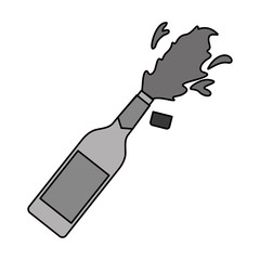 champagne bottle cork explosion drink celebration