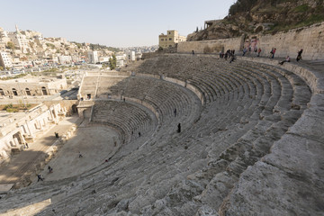 Amman, Jordan, Ancient roman amphitheatre in Amman