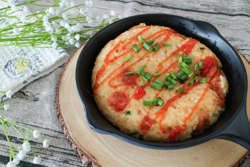 breakfast pan fried egg