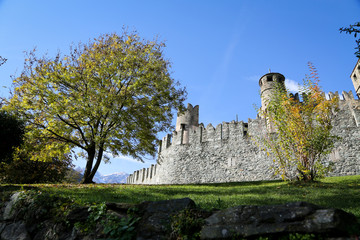 Fenis Castle in Aosta Valley