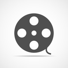 Filmstrip icon. Vector illustration