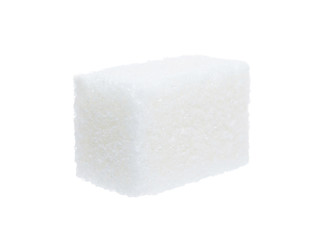 Sugar  cube isolated on white background