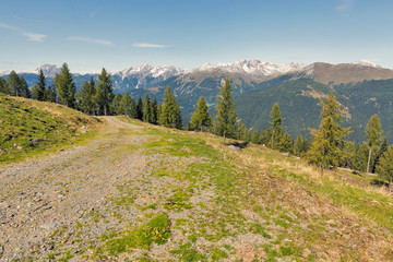 Alpine landscape in Western Carinthia, Austria.