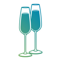 pair of champagne glass cheers drink celebration christmas