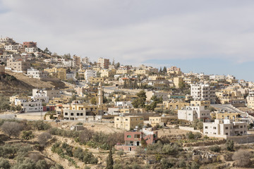 Fototapeta na wymiar Wadi Musa, small town near Petra, Jordan