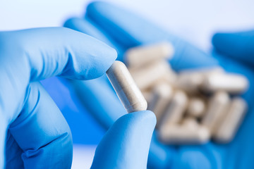 New medical treatment or supplement laboratory scientific research