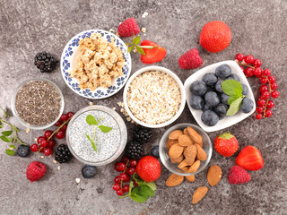 assorted healthy eating