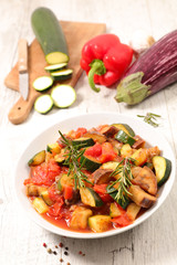 ratatouille,healthy vegetarian meal