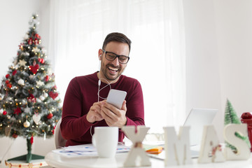 Working at home for Christmas