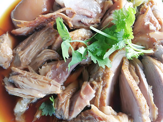 rice with pork leg