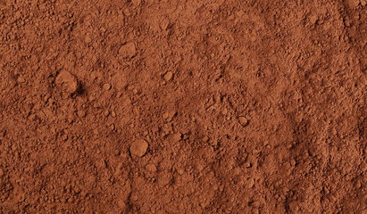 cocoa powder background and texture