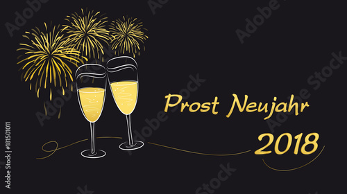"PROST NEUJAHR" Stockfotos und lizenzfreie Vektoren auf Fotolia.com