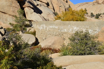 A Rocky Landscape at the Joshua tree national park.