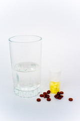 A lot of colorful pills