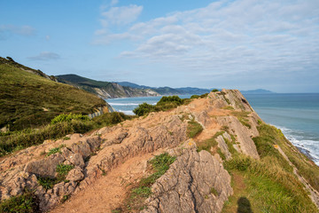 Spanien - Baskenland - Zumaia - Acantilado Flysch - Algorri
