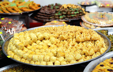 Baklava, Turkish delight.