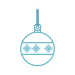 decorative christmas ball ornament icon