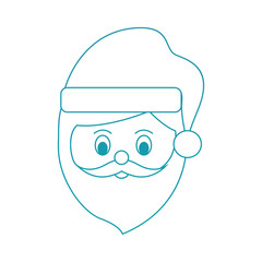 santa claus face cartoon funny christmas character