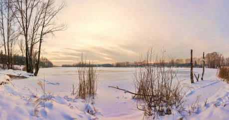 winter lake view
