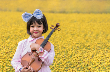 asian cute little girl
