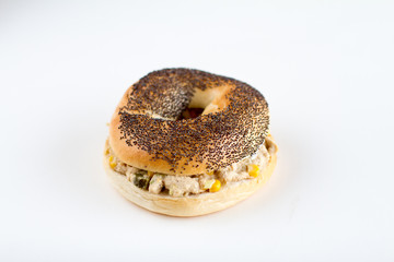 Tuna bagel