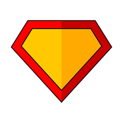 Superhero logo. Vector illustration. © chekman