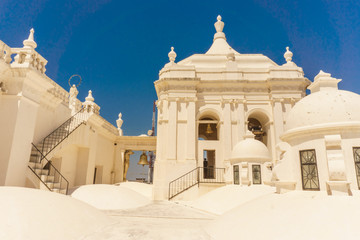 Leon, Nicaragua. View from the roof of Cathedral, the biggest cathedral in Central America and important touristic place in city.