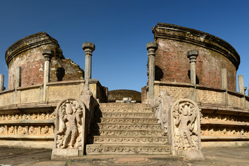 Sri Lanka Polonnaruwa ruin was the second capital of Sri Lanka after the destruction of...