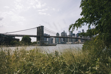 Obraz premium Brooklyn bridge in New York City