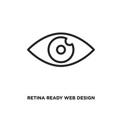 Retina ready web design vector icon