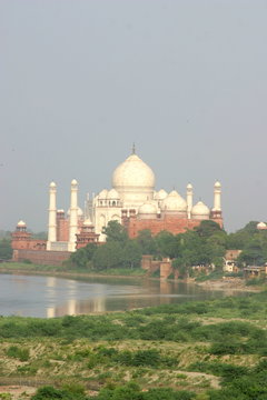 India. Templo de Taj Mahal en Agra (Asia)