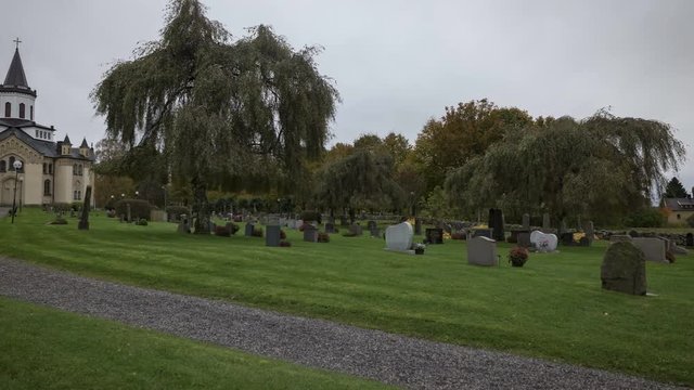 Time-lapse of aSwedish Central Plan Church in Kungs&auml;ter